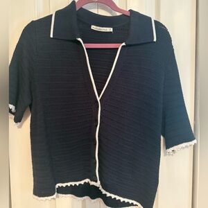 Abercrombie & Fitch Crochet Cardigan